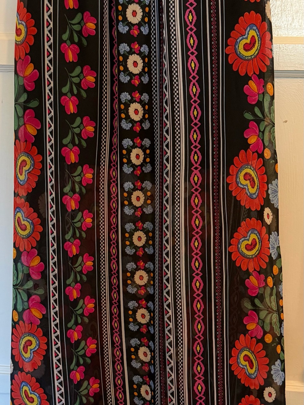 Show Me Your MuMu Black Floral Maxi Skirt with Multicolor Print - Picture 6 of 6